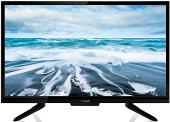 Телевизор LED Yuno 24" ULM-24TC111 черный HD READY 50Hz DVB-T2 DVB-C USB (RUS)