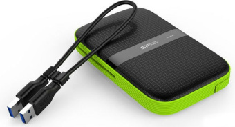 Жесткий диск Silicon Power USB 3.0 1Tb SP010TBPHDA60S3K A60 SP010TBPHDA60S3K Armor 2.5" черный