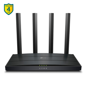 Wi-Fi роутер TP-Link Archer AX12 AX1500 10/100/1000BASE-TX черный