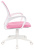 Кресло Бюрократ CH-W695NLT розовый TW-06A TW-13A сетка/ткань крестов. пластик пластик белый