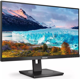 Монитор Philips 23.8" 243S1 черный IPS LED 16:9 HDMI M/M матовая HAS Piv 300cd 178гр/178гр 1920x1080 DP FHD USB 5.19кг