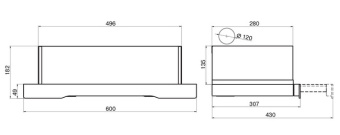 Вытяжка ELIKOR IG6514MB STEEL/BLACK