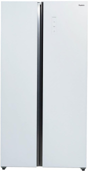 БИРЮСА SBS 541 TWG 541л текстурированное белое стекло