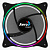 Вентилятор AeroCool Eclipse 12 черный 120×25мм ARGB 1500rpm 6-pin