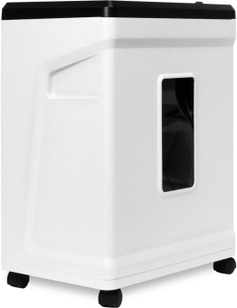 Шредер Heleos УМ26-4 белый/черный (секр.P-4) фрагменты 16лист. 26лтр. скрепки скобы пл.карты CD