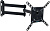 Кронштейн для телевизора Kromax DIX-14 черный 15"-42" макс.20кг настенный поворотно-выдвижной/наклонный