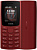 NOKIA Мобильный телефон 105 (TA-1557 )DS EAC 0.048 красный моноблок 2Sim 1.8 120x160 Series 30+ GSM900/1800 GSM1900 FM