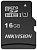 Карта памяти microSDHC 16Gb Class10 Hikvision HS-TF-C1(STD)/16G/Adapter + adapter