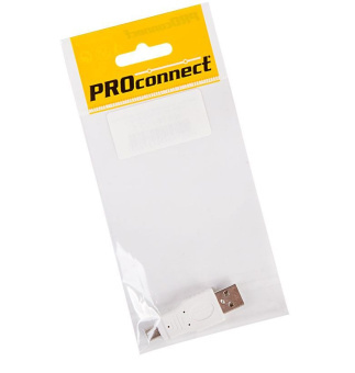 PROCONNECT (18-1174-9) Переходник USB, штекер USB-A - штекер miniUSB 5 Pin