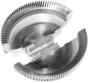 Устройство охлаждения(кулер) ID-Cooling DK-01T Soc-AM4/1151/1200 3-pin 24dB Al 95W 195gr Ret