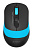 Мышь A4Tech Fstyler FG10S черный/синий оптическая (2000dpi) silent беспроводная USB (4but)