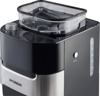 Кофеварка капельная Hyundai HYD-1216 1050Вт черный/серебристый
