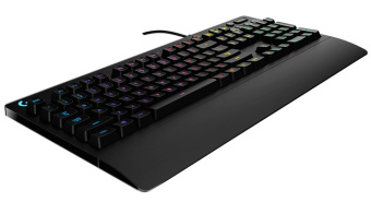 Клавиатура Logitech G213 Prodigy RGB черный USB Multimedia for gamer LED (подставка для запястий)