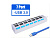 SMARTBUY (SBHA-7307-W) USB 3.0 хаб + выкл., 7 портов, белый