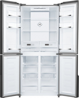 Холодильник Weissgauff WCD 450 BG NoFrost Inverter черный