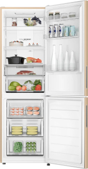 Холодильник Haier CEF536CGG золотистый 