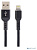PERFEO (I4316) USB A вилка - Lightning вилка, 2.4A, черный, длина 1 м., Light Premium