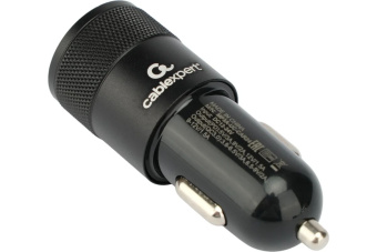 Автомобильное З/У Cablexpert MP3A-UC-CAR24 3А черный