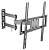 Кронштейн для телевизора Ultramounts UM 872 черный 32"-55" макс.35кг настенный поворотно-выдвижной и наклонный