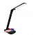 CAMELION KD-825 C02 черн.LED (Свет-к наст.с беспроводн.зарядкой,16 Вт,230В, 380лм,4500К, рег.ярк.)