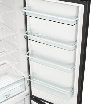 Холодильник Gorenje NRK6202EBXL4 2-хкамерн. черный мат.