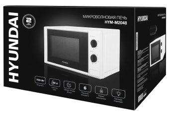 Микроволновая Печь Hyundai HYM-M2048 20л. 700Вт белый