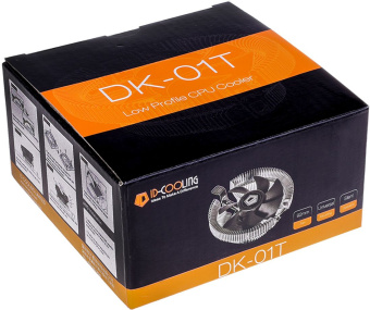 Устройство охлаждения(кулер) ID-Cooling DK-01T Soc-AM4/1151/1200 3-pin 24dB Al 95W 195gr Ret
