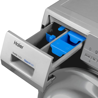 Стиральная машина Haier HW60-BP12929BSE серебро 6кг 1200об/мин