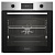 Встраиваемый электрический духовой шкаф Indesit IFE 3841 J IX серебристый/черный