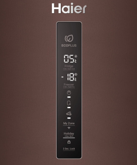Холодильник Haier C4F740CLBGU1 темно-коричневый 
