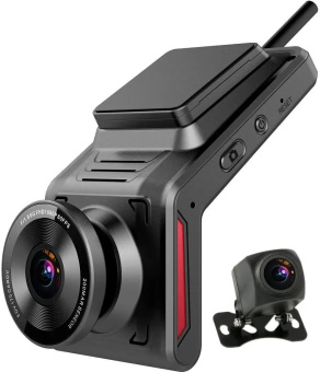 Видеорегистратор TrendVision Online Cloud 4G черный 140° 1080x1920 Wi-Fi