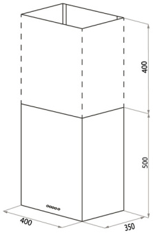 Кухонная вытяжка MAUNFELD Box Push 40 белый