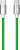 AKSBERRY (6900327620018) X165 Liquid silicone Type-C -Type-C, зеленый