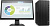 Комплект HP 290 G9 MT i3 12100 (3.3) 8Gb SSD512Gb UHDG 730 Free DOS GbitEth 180W kb мышь клавиатура черный монитор в комплекте P204 (9M936AT)