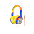 Наушники Harper KIDS HN-302 Orange-Blue