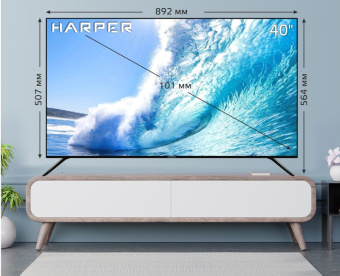 Телевизор Harper 40F720T черный