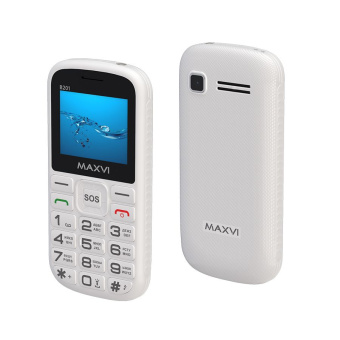 Мобильный телефон Maxvi B201 White белый