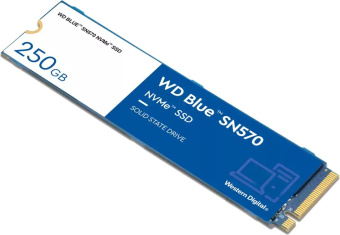 Накопитель SSD WD Original PCI-E x4 250Gb WDS250G3B0C Blue SN570 M.2 2280
