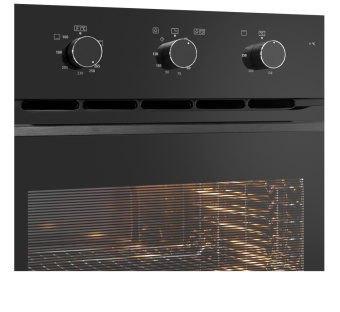 Духовой шкаф Газовый Maunfeld MOGS703B2 черный