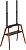 Подставка для телевизора Cactus CS-ST3645BKWN черный/орех 43"-65" 40кг напольный