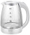 Чайник электрический Goodhelper KG-20B20 2л 1500Вт прозрачный/белый