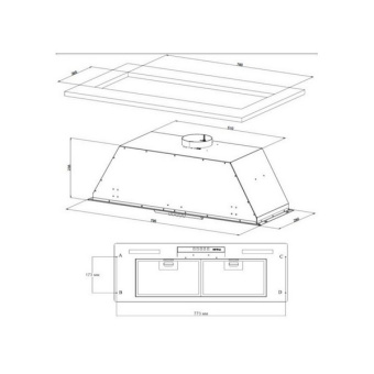 Вытяжка Korting KHI 9931 RN