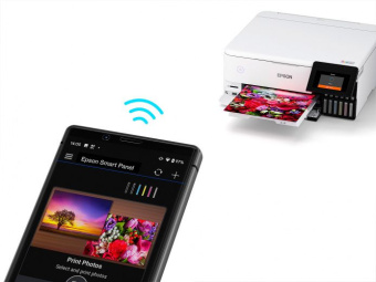 МФУ струйный Epson L8160 (C11CJ20404) A4 Duplex Net WiFi USB RJ-45 белый/черный
