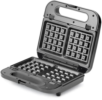 Вафельница Vitek VT-7148 800Вт черный/серебристый