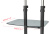 Стойка для телевизора Cactus CS-ST04H черный 37"-70" макс.45кг напольный мобильный