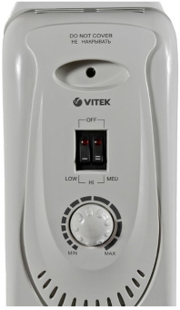 Радиатор масляный Vitek VT-1704 1500Вт белый