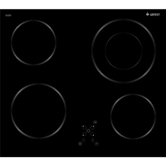 Электрическая варочная поверхность Gefest PVE 4233 K10  черный