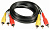EXPLOYD EX-K-1482 кабель/3 RCA - 3 RCA/чёрный/3M