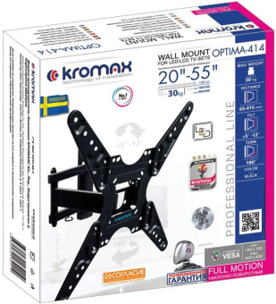 Кронштейн KROMAX OPTIMA-414 для 20-55" BLACK