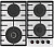 Варочная панель Gorenje GKTW642SYW